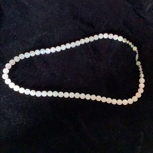 Pink pearl necklace 24 inches long